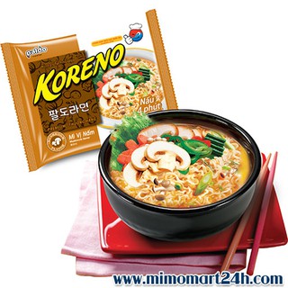Mì Hàn Quốc Koreno 6 vị - Thùng 24 gói