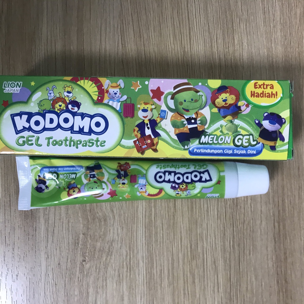Kem Đánh Răng cho bé KODOMO Toothpaste kem đánh răng trẻ em 45g kem đánh răng cho bé nuốt được cam/dâu/dưa gang/nho