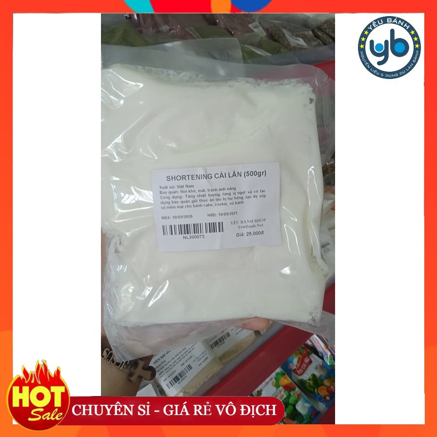 Shortening  Cái lân 500g