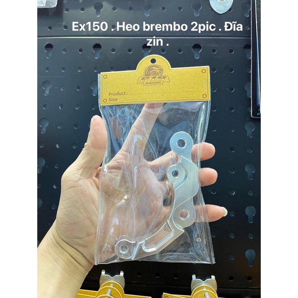 PÁT CNC HEO 2 PIS ĐỐI XỨNG , BREMBO , FANDO , ADELIN size ZIN 245mm / 260mm / 267mm cho EXCITER 150 / EX150