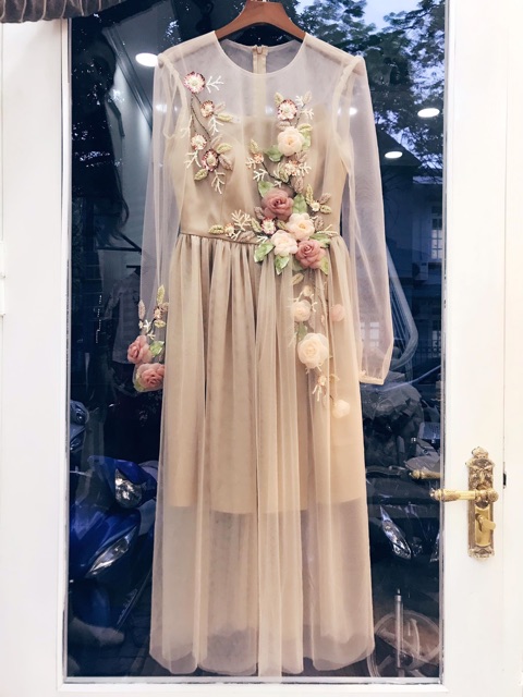 Hoa hồng cài áo handmade