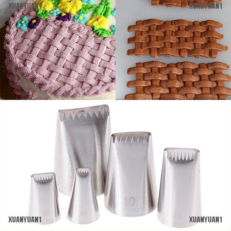 [XUANYUAN1] Set 5 Đuôi Bắt Bông Kem Bằng Thép Không Gỉ