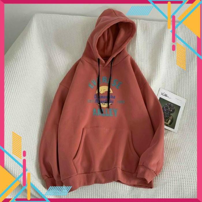 [Mặc là Auto Sang] [Ảnh Thật] Áo Khoác Hoodie Nữ Nỉ Ngoại In Chữ EVERESE Free Size 70kg AK118 Áo Hoodie Nam Kho Sỉ TD