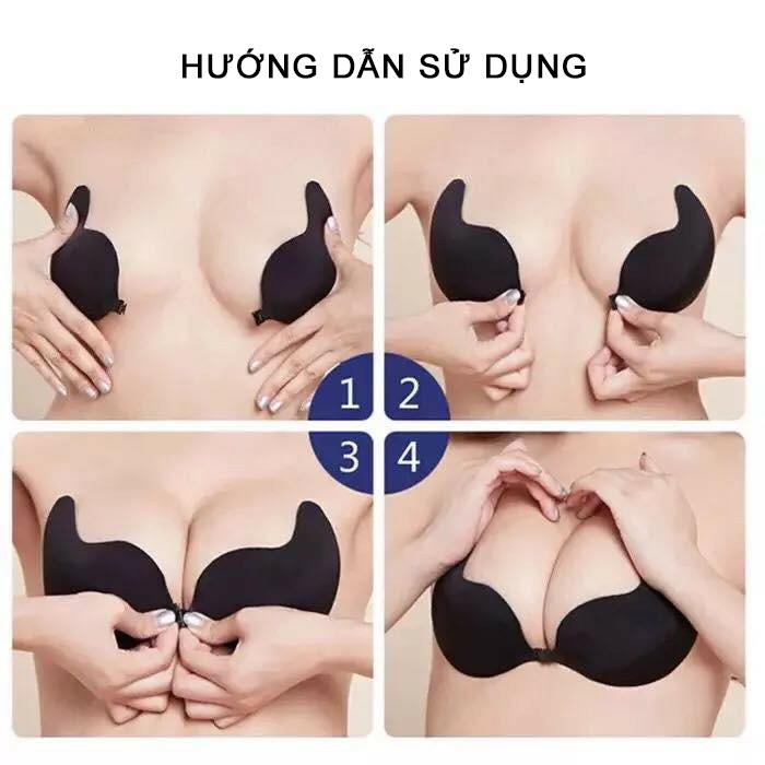 Bra dán quả xoài siêu dính cài trước đẩy ngực tạo khe Havana FLA81