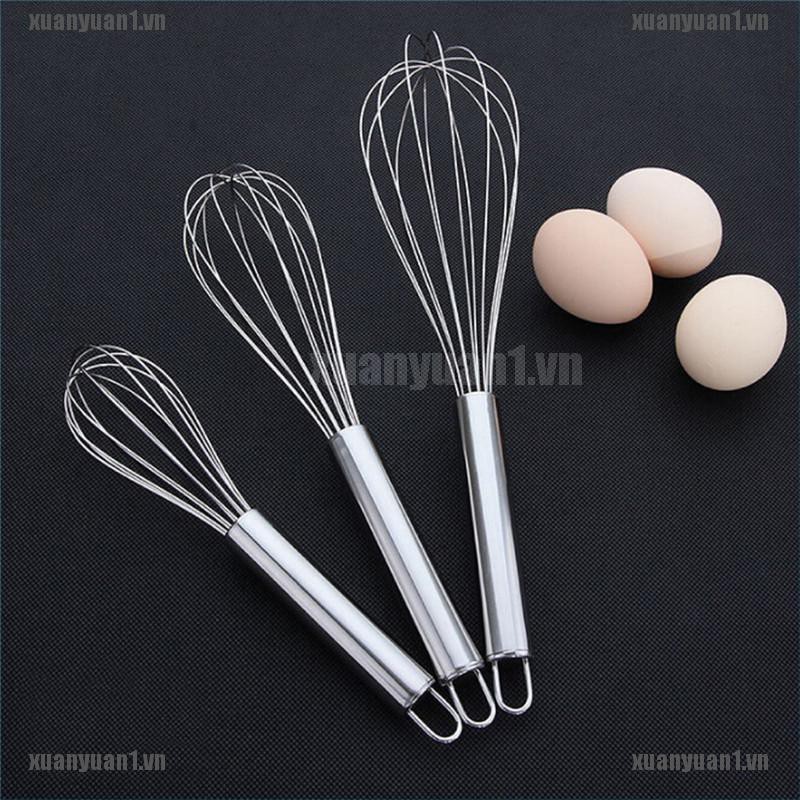 Cây Đánh Trứng Bằng Thép Không Gỉ 8 / 10 / 12 Inches