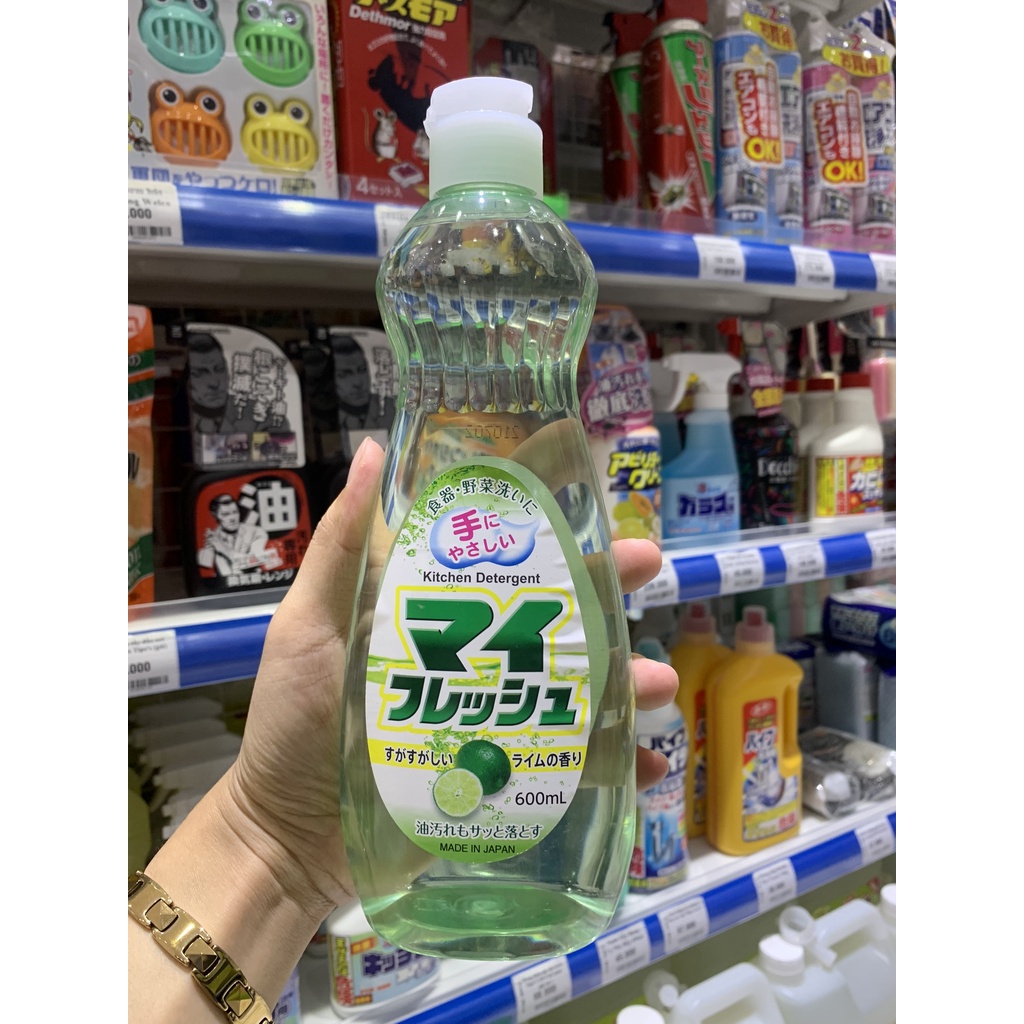 Nước rửa chén Made in Japan nội địa Nhật Bản các loại, dễ dàng loại bỏ vết bẩn và dầu mỡ cho chén đĩa sạch bóng