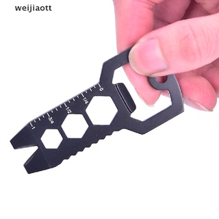 weijiaott Outdoor Multi-function Tool Card Opener Keychain With Multi-purpose Gadgets Tool WT