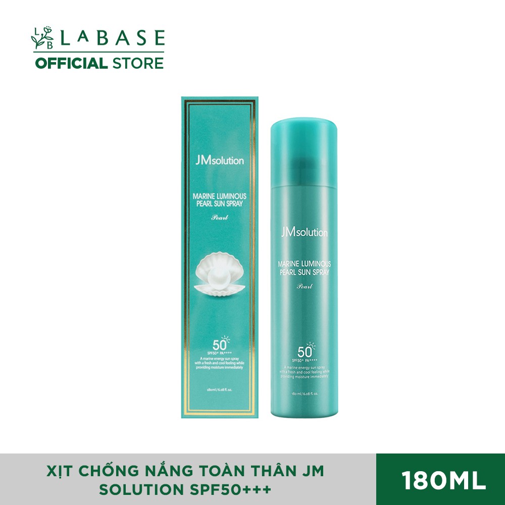 [Hàng nhập khẩu chính hãng] Xịt chống nắng toàn thân JM Solution Marine Luminous Pearl Sun Spray SPF50+ /PA +++ 180ml