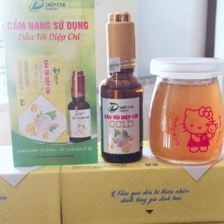 Combo dầu tỏi Diệp Chi + siro ho cho bé