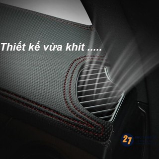 Thảm taplo da carbon xe accent 2018 2019 2020 2021 cực chất