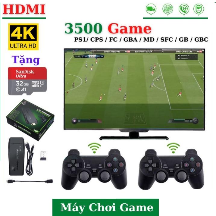 Máy chơi game cầm tay playstation 3500  , kết nối HDMI, tặng thẻ nhớ 32GB