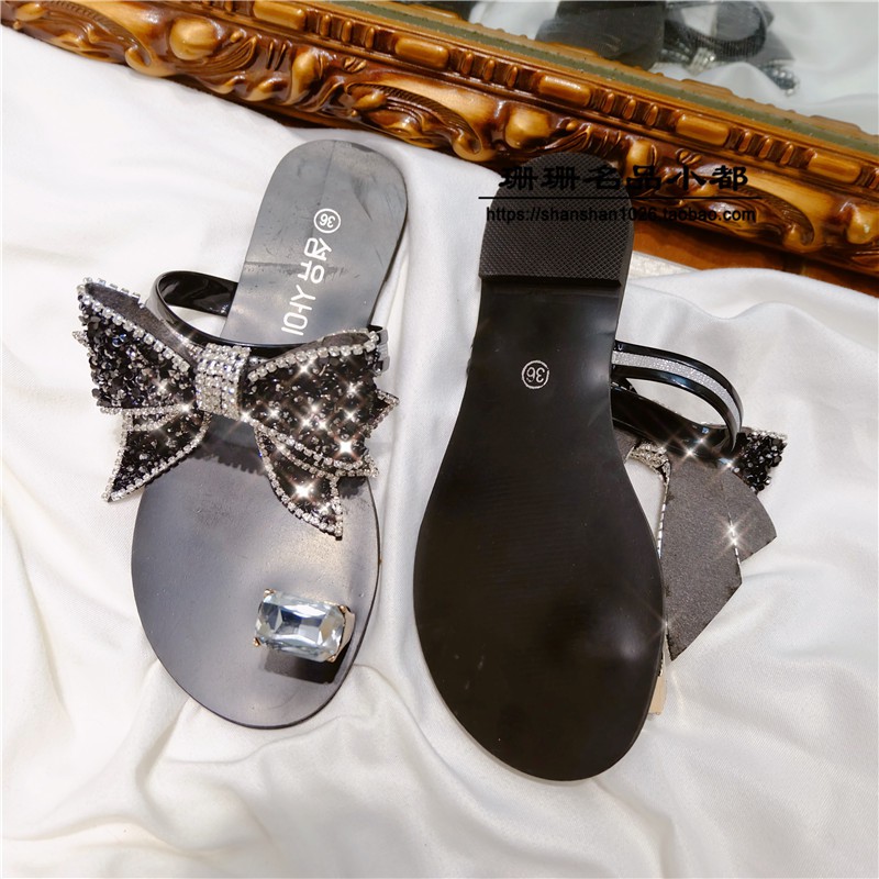 Dép xỏ ngón đính đá size 35/40  250520 TP6