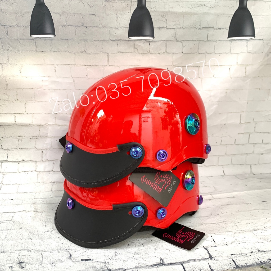 Nón bảo hiểm nano gù titan có lỗ thông gió phù hợp với mọi người