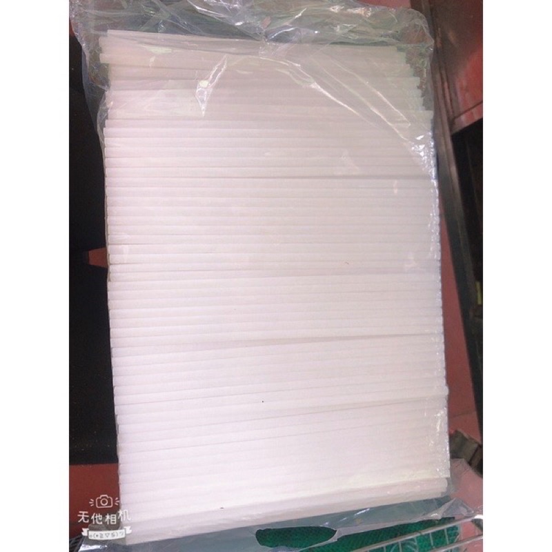 Ống hút sinh tố đen/trắng phi 8 gói 450~500gr