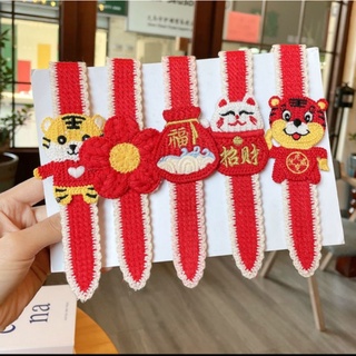 Băng đô dán tóc len xinh xắn cho bé gái