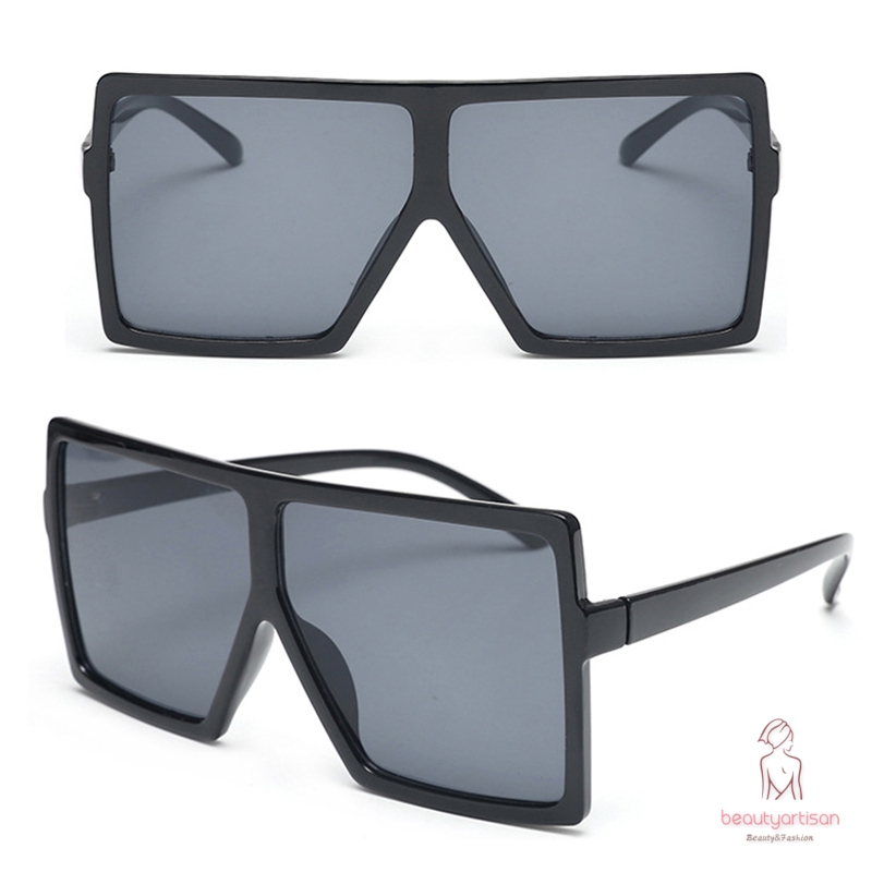 Oversized Square Flat Top Sunglasses Women Men Fashion Sunglasses Shade UV400 | BigBuy360 - bigbuy360.vn