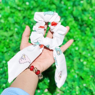 Cột tóc SCRUNCHIES NƠ TAI THỎ dài siêu hot
