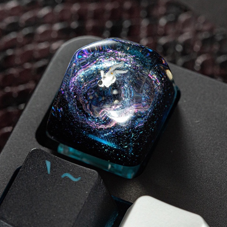 Keycap Interstellar, nút bàn phím galaxy, keycap đẹp