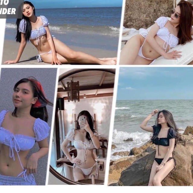 Bikini 2 mảnh đồ bơi nữ đi biển tay bồng mẫu hiền hồ xinh xắn MITAMO TBKN46 | BigBuy360 - bigbuy360.vn