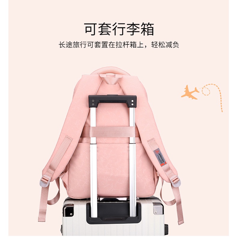 Balo thời trang phong cách Hàn Quốc dày dặn chống thấm nước dùng cho đi học, đi chơi - Fortune Mouse –BLTT1018