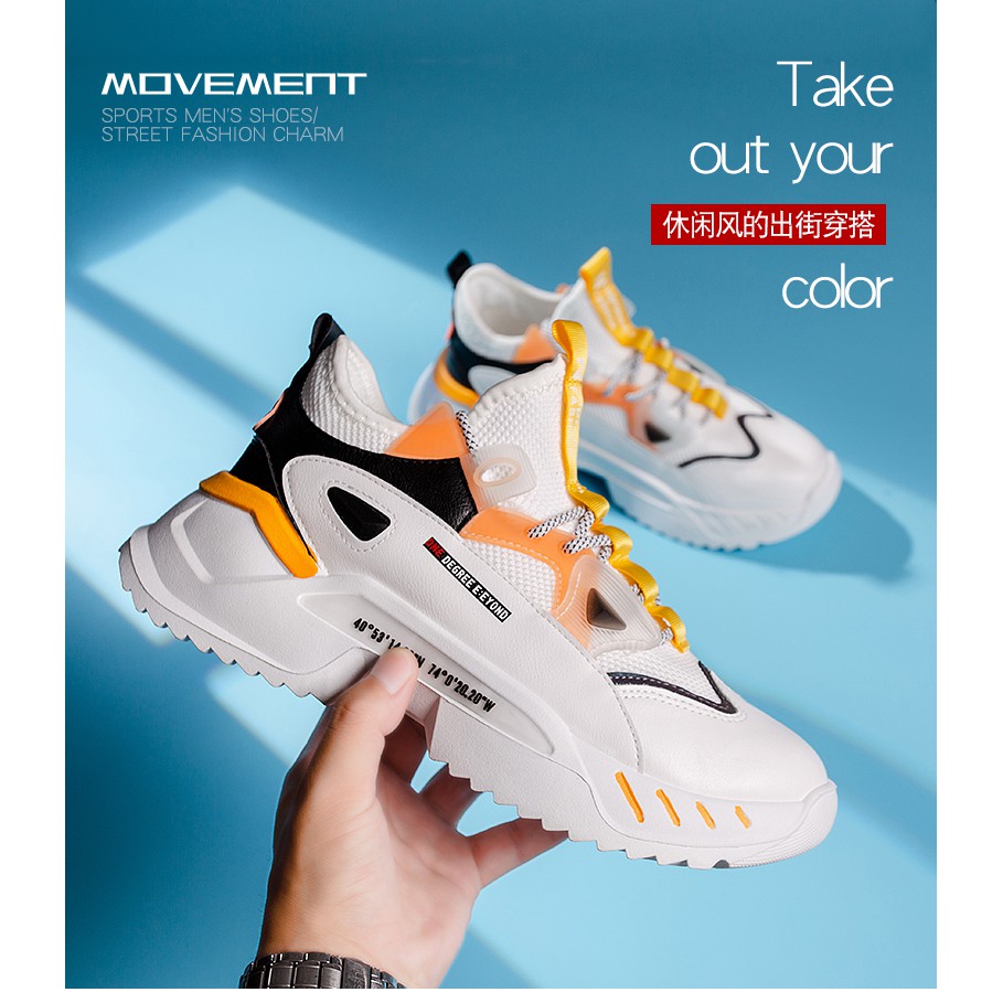 Giày sneaker nam Tonizo V28V đế cao su đúc nguyên khối 5cm,lót hơi thoáng khí