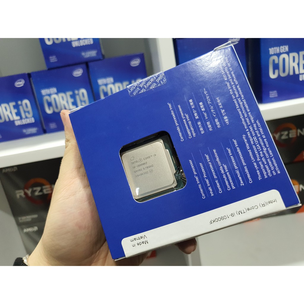 CPU - Vi xử lý Intel Core i9 10900KF (3.7GHz turbo 5.3GHz | 10 nhân | 20 luồng | 20MB Cache | Socket LGA 1200)