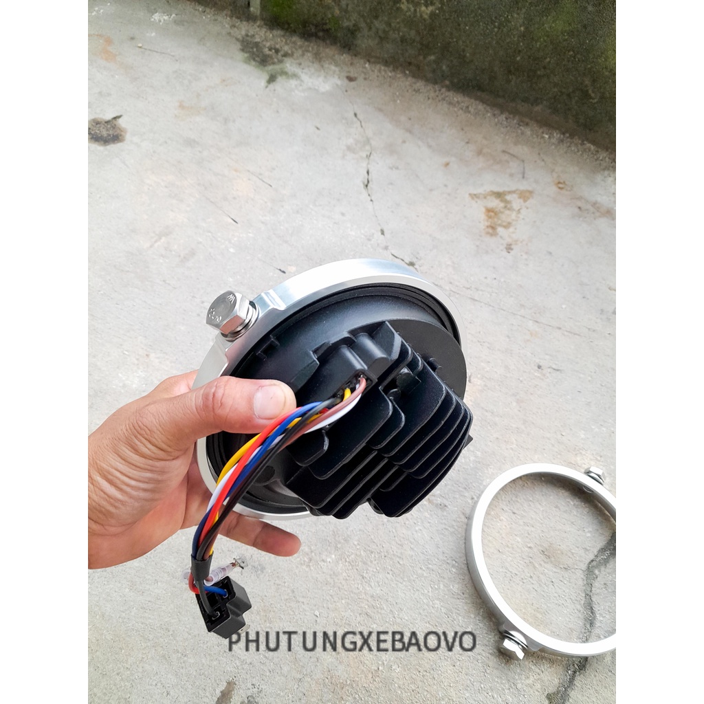 Vòng nhôm gắn đèn pha daymaker vào tai thỏ không cần sử dụng gáo đèn