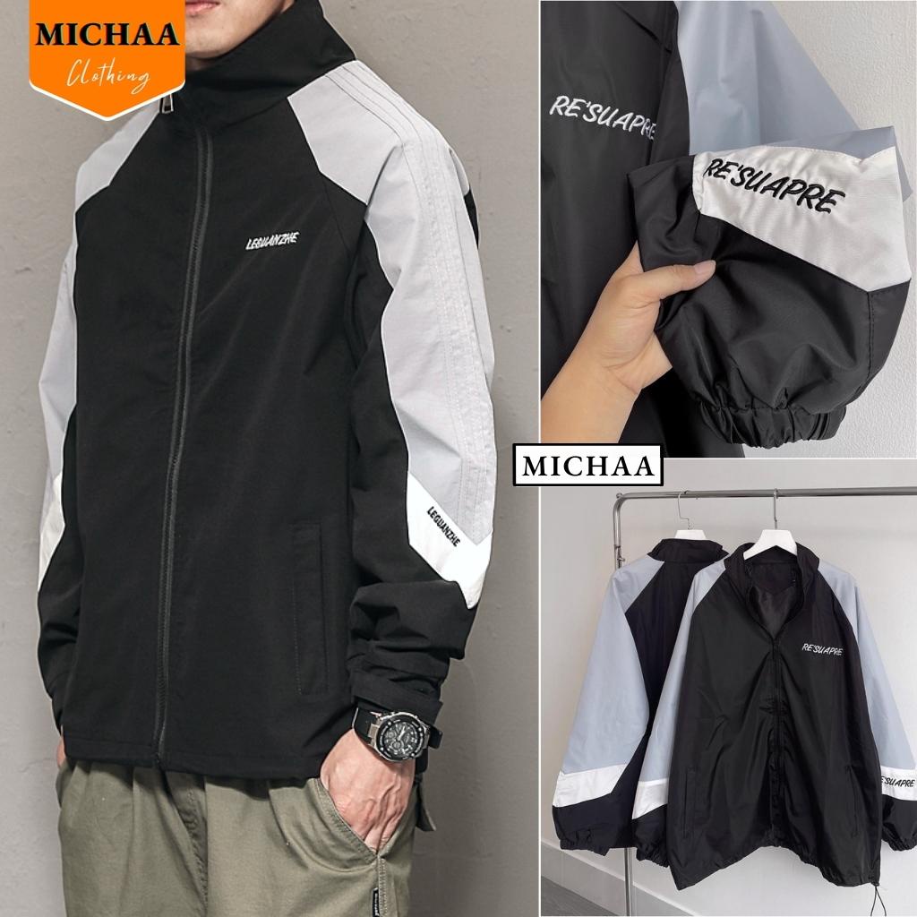 Áo Khoác Bóng Chày RE' SUAPRE Nam Nữ Chất Dù Bomber Unisex Kiểu Form Rộng 2 Lớp Chống Nắng - MICHAA
