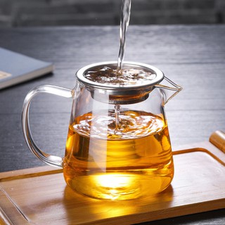 Ấm thủy tinh chịu nhiệt tròn đun nước, Lõi lọc inox 304