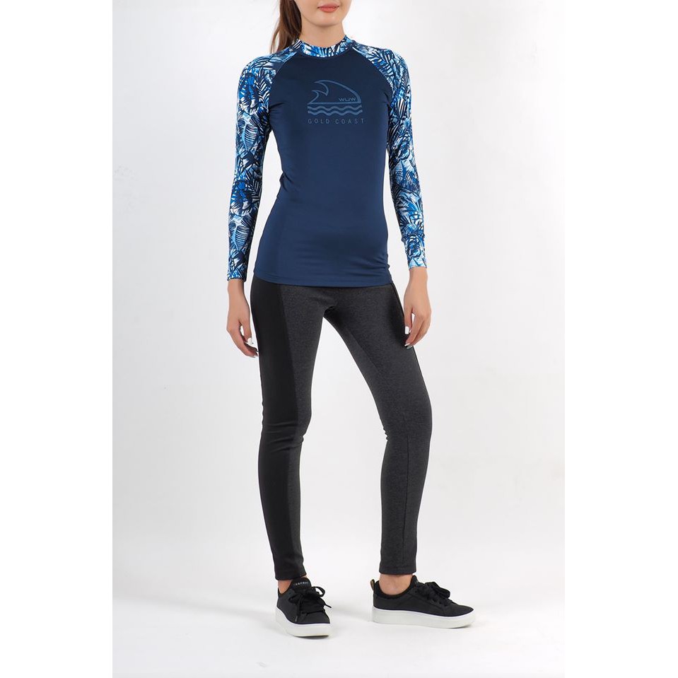 Áo bơi tay dài xuất Hàn tay raglan WUW | BigBuy360 - bigbuy360.vn