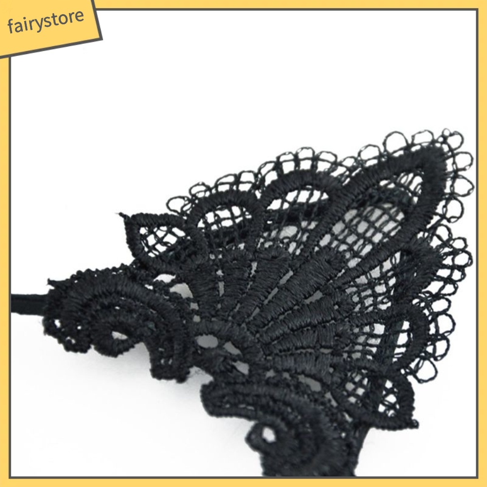 Cài Tóc Tai Mèo Phối Ren Quyến Rũ Cho Nữ