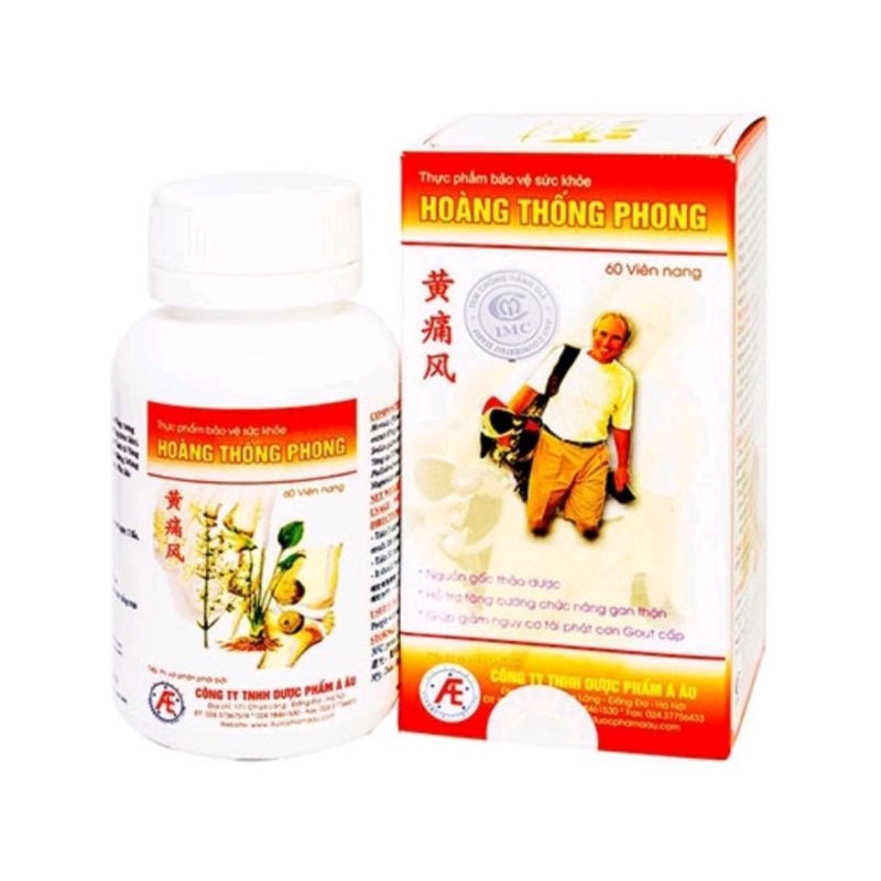 Hoàng thống phong ⚡Mua 6 tặng 1⚡ Hộp 60 viên thường và 60 viên platinum và 180 viên - Giúp giảm gout, acid uric máu