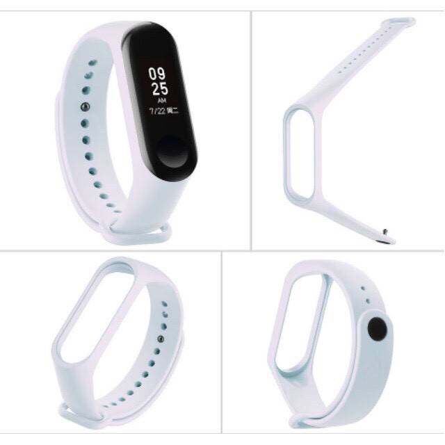 ✻✁Dây Đeo Cao Su Thay Thế Cho Xiaomi Miband 3 4  Thời Trang Chống Nước Chất Lượng