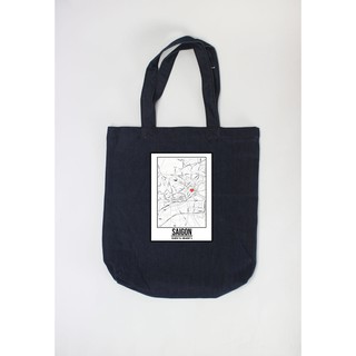 Túi tote unisex in hình Saigon-Love City Project