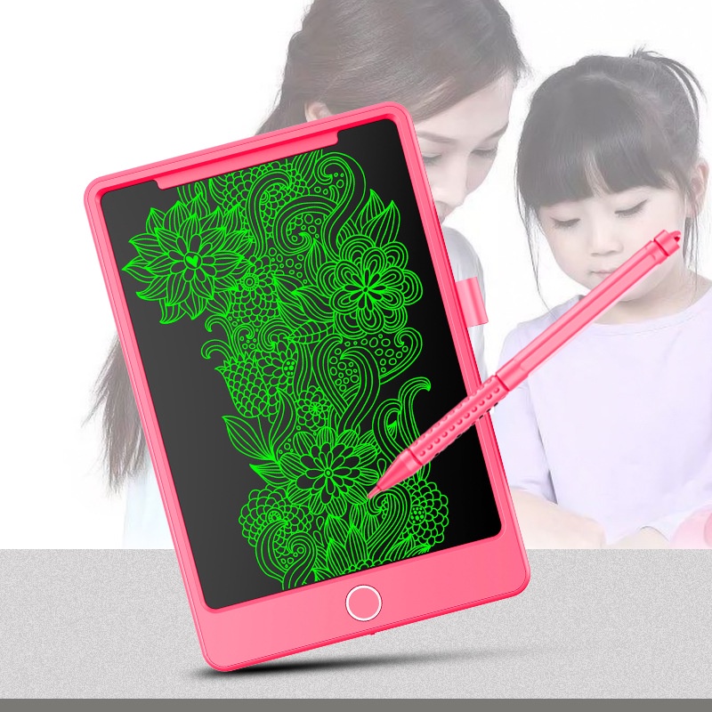 Bảng vẽ tự xóa điện tử DoReMon bảng viết vẽ thông minh 8.5,12 inch màn hình LCD đa sắc đồ họa đẹp kèm bút dạy học