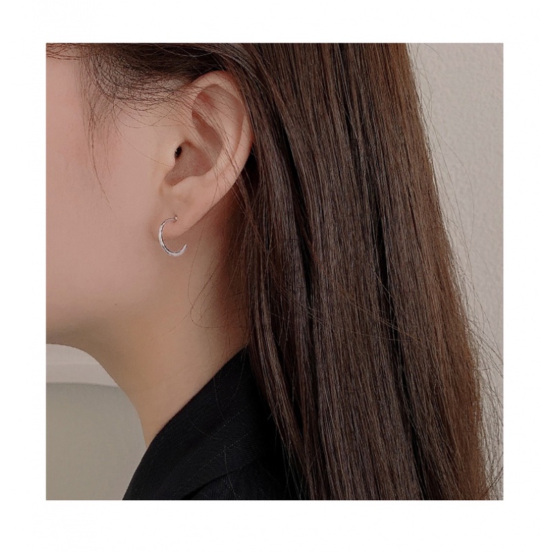 Set khuyên tai vòng tròn đơn giản