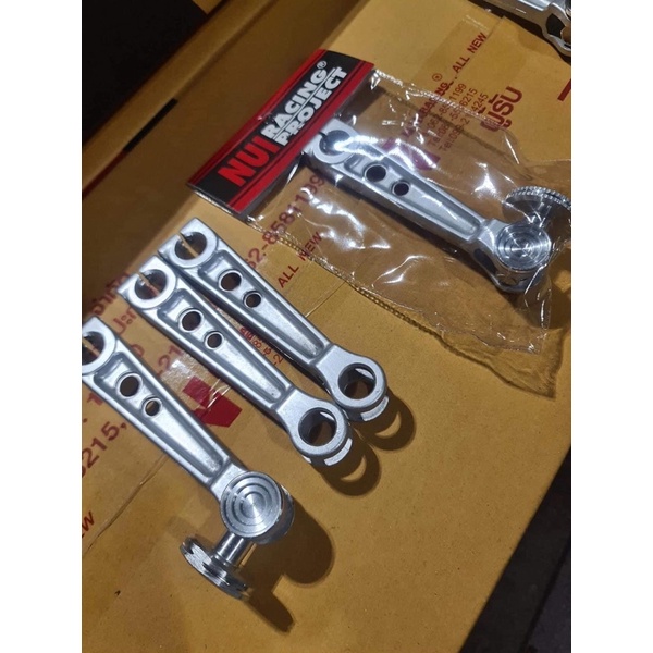 Càng Thắng nhôm Nui Racing chính hãng Thailad Wave / Dream / Fu full bộ 3 món