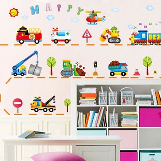 Decal Dán Tường Mẫu Phương Tiện Giao Thông