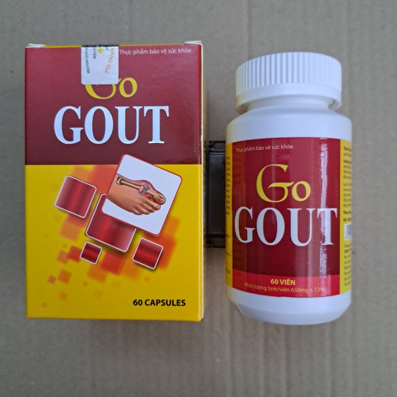 Viên uống giảm đau xương khớp GO GOUT _Hộp 60 viên