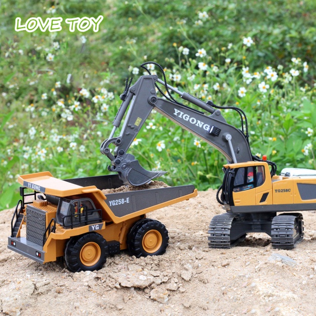 Xe Cần Cẩu Đồ Chơi Điều Khiển Từ Xa