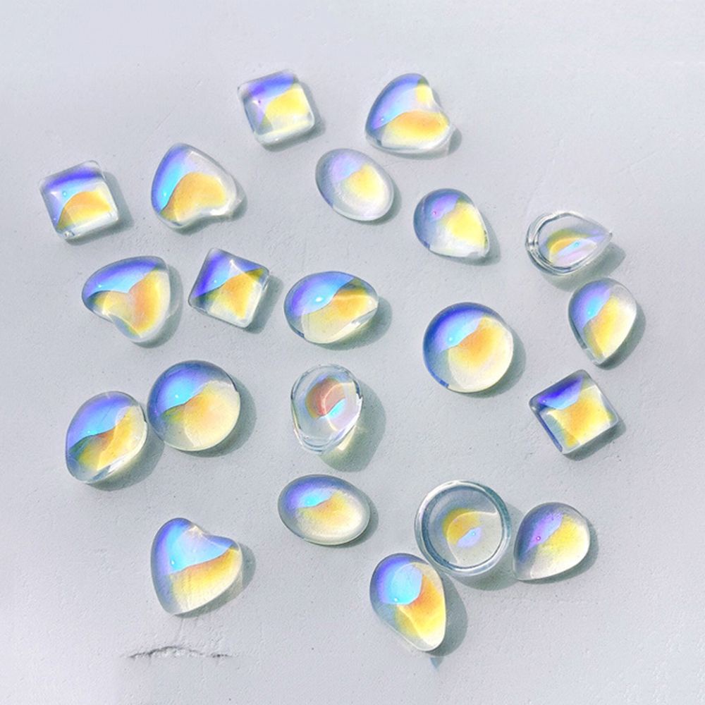 [Hàng mới về] Phụ Kiện Hạt Đá 3D Trong Suốt Dùng Trang Trí Móng Tay Nghệ Thuật