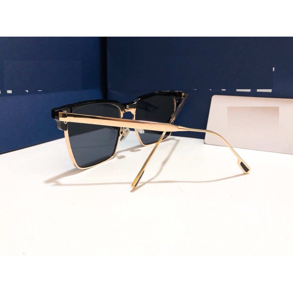 Mắt kinh nam nữ Kính râm vuông hàn quốc cao cấp FULLBOX HÃNG POSHOP gọng kim loại trend | BigBuy360 - bigbuy360.vn