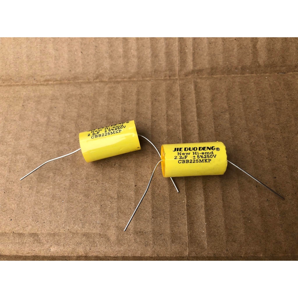 Tụ 2,2 UF - 400V Chống Cháy Treble Cực Kỳ Hiệu Quả / Giá 1 Cái.