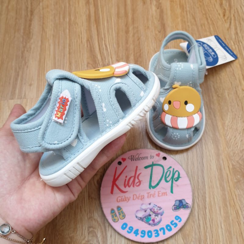 Mẫu mới cheerful mario giày sandal tập đi có kèn cho bé 6-24m - ảnh sản phẩm 4