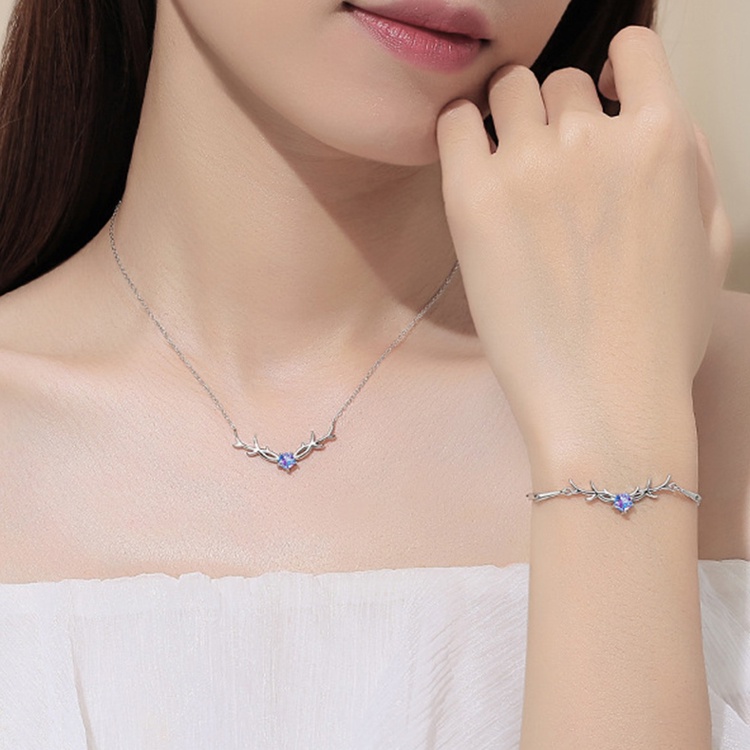 Dây Chuyền Bạc Nữ - YiLu Sừng Hươu Mùa Thu - Vòng Cổ Bạc Sterling M.Lady jewelry