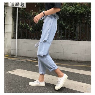 [Order] Quần bò cạp chun rách