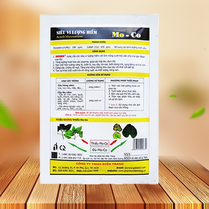 Phân bón vi lượng đất hiếm ANOMIX Mo-Co 100gram