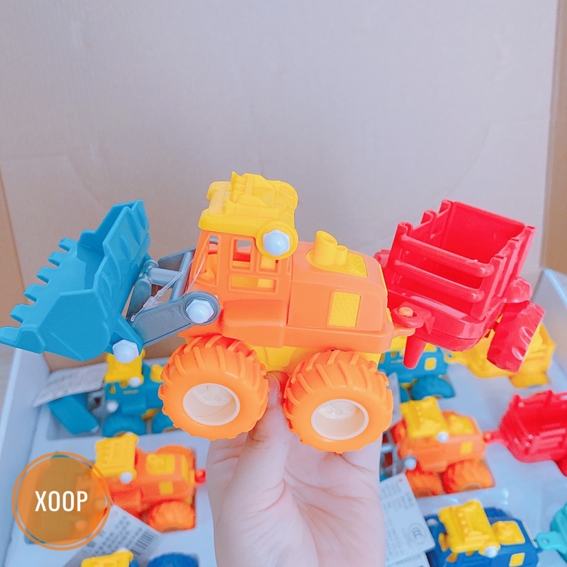 SALE !!! ĐỒ CHƠI XOOP! XE CÔNG TRÌNH KÈM XE KÉO CHO BÉ (SP001938 ) SHOP PHÚC YẾN