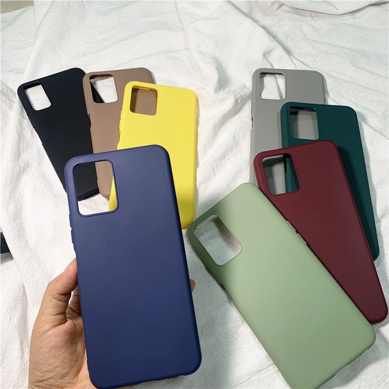 Ốp Điện Thoại TPU Silicone Dẻo Mỏng Màu Kẹo Ngọt Cho Oppo A36 A95 4G A76 A96 Reno 6Z