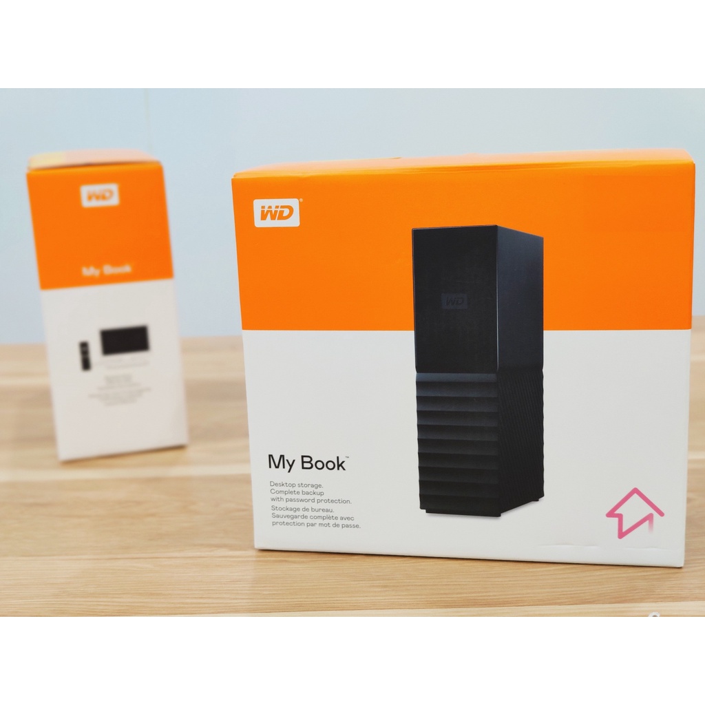 [Mã 99ELHA1 giảm 5% đơn 3TR] Ổ Cứng Di Động WD My Book 3.5 USB 3.0 Bảo Hành 3 năm